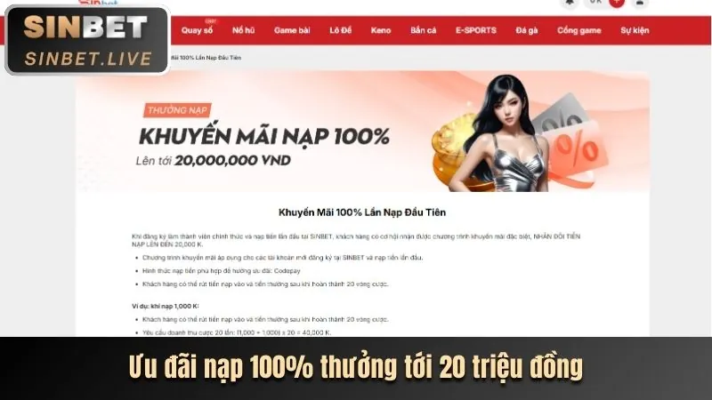 Khuyến mãi chào mừng thành viên mới U888